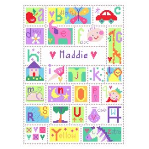 Alphabet Cross Stitch Picture Kit