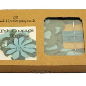 Blues Felt Corsage Sewing Kit-0