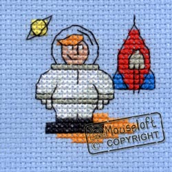 Stitchlets Cross Stitch Kits - Spaceman-0
