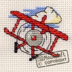 Stitchlets Cross Stitch Kits - Bi-Plane-0