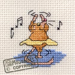 Stitchlets Cross Stitch Kits - Ballet Mouse-0