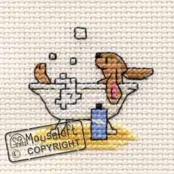 Stitchlets Cross Stitch Kits - Bathing Bunny-0