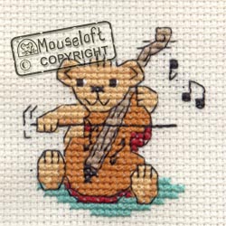 Stitchlets Cross Stitch Kits - String Quartet Teddy-0