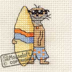 Stitchlets Cross Stitch Kits - Surfing Meerkat-0