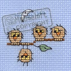 Stitchlets Cross Stitch Kits - Individu-Owl-0