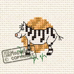 Zebra Mini Cross Stitch Kit-0