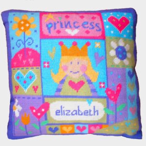 Needlepoint Kit - Princess Cushion-0
