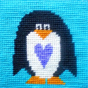 Children's Needlepoint Kit - Penguin-0