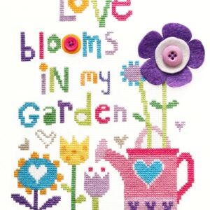 Love Blooms Cross Stitch Picture Kit-0