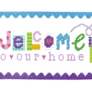 Welcome to Our Home Cross Stitch Picture Kit-0