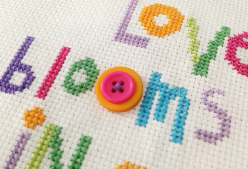 Love Blooms Cross Stitch Picture Kit-26756
