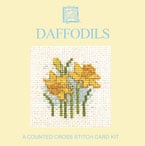 Daffodils Cross Stitch Card Kit-0