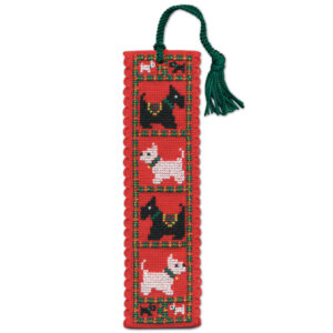 Scotties & Westies Cross Stitch Bookmark Kit