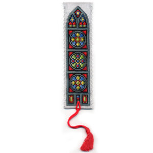 Stained Glass Window Cross Stitch Bookmark Kit
