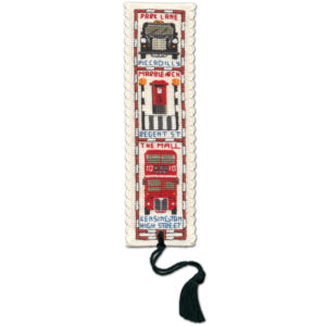 Streets of London Cross Stitch Bookmark Kit