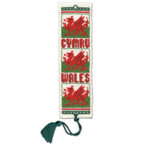 Welsh Dragon Cross Stitch Bookmark Kit