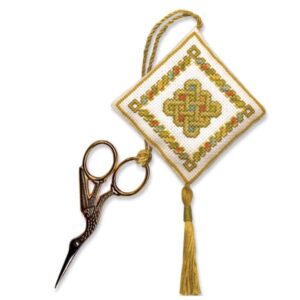 Celtic Knot Cross Stitch Scissor Keep Kit