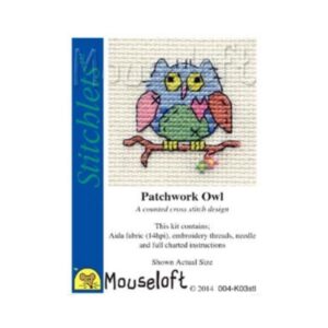 Stitchlets Cross Stitch Kits - Patchwork Owl