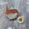 wren wooden pin, daffodowndilly, cre8kits