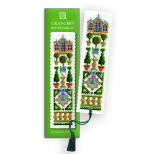 Orangery cross stitch bookmark kit, cre8kits
