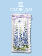 delphinium lavender sachet, textile heritage, cre8kits